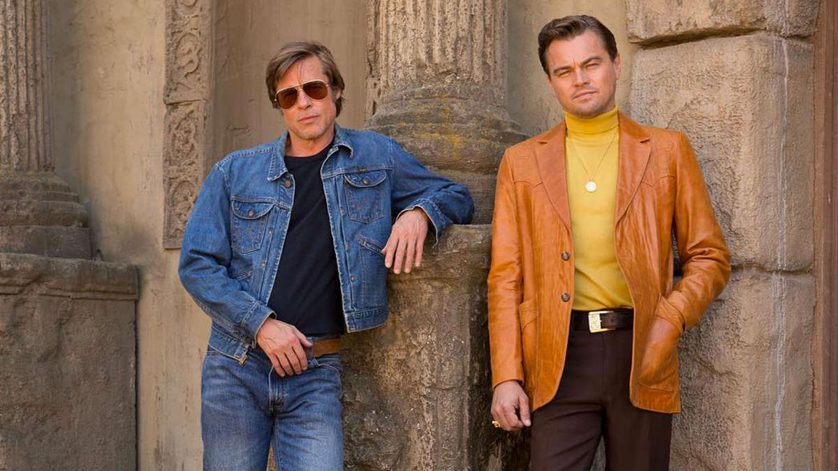 Brad Pitt e Leonardo Di Caprio in C'era una volta a...Hollywood