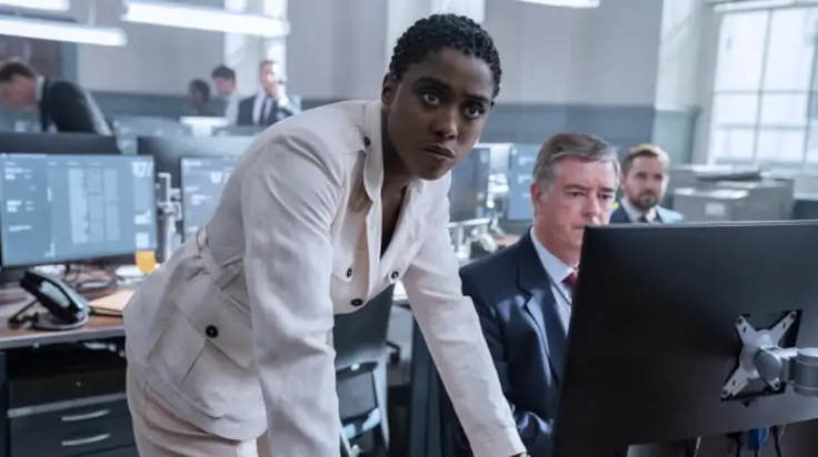 Lashana Lynch nel nuovo film di James Bond "No Time To Die"