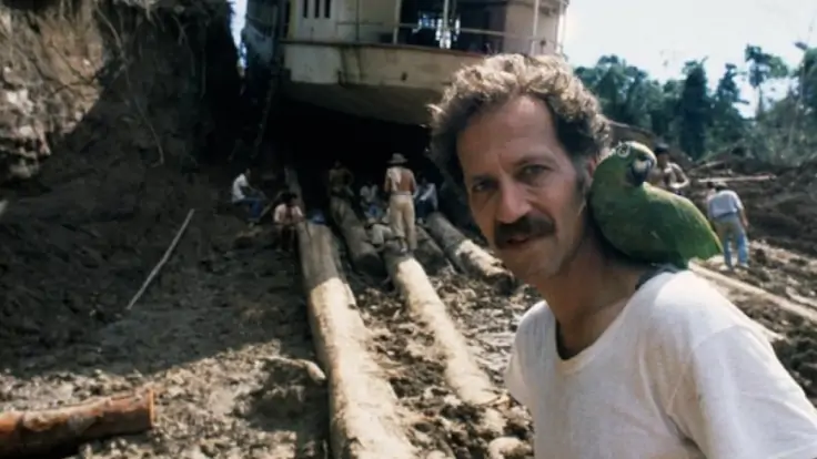 Werner Herzog sul set di Fitzcarraldo