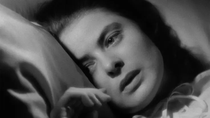 Ingrid Bergman in un fotogramma tratto da Notorious